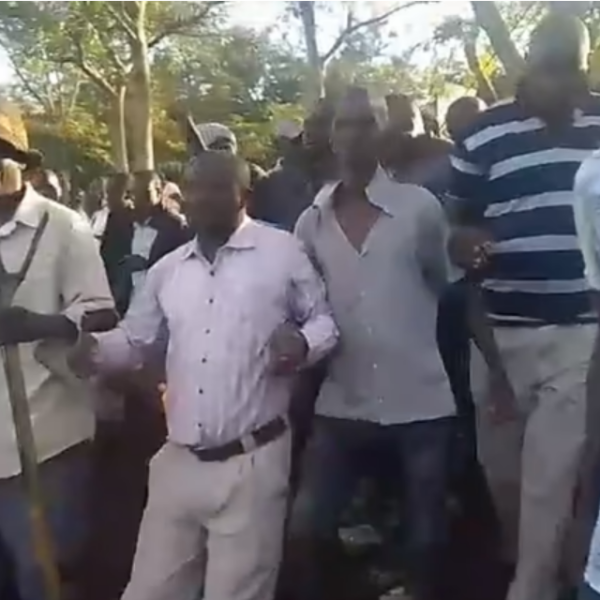 Angry students beat up school’s principal over sugarless porridge, drag him to police (video)